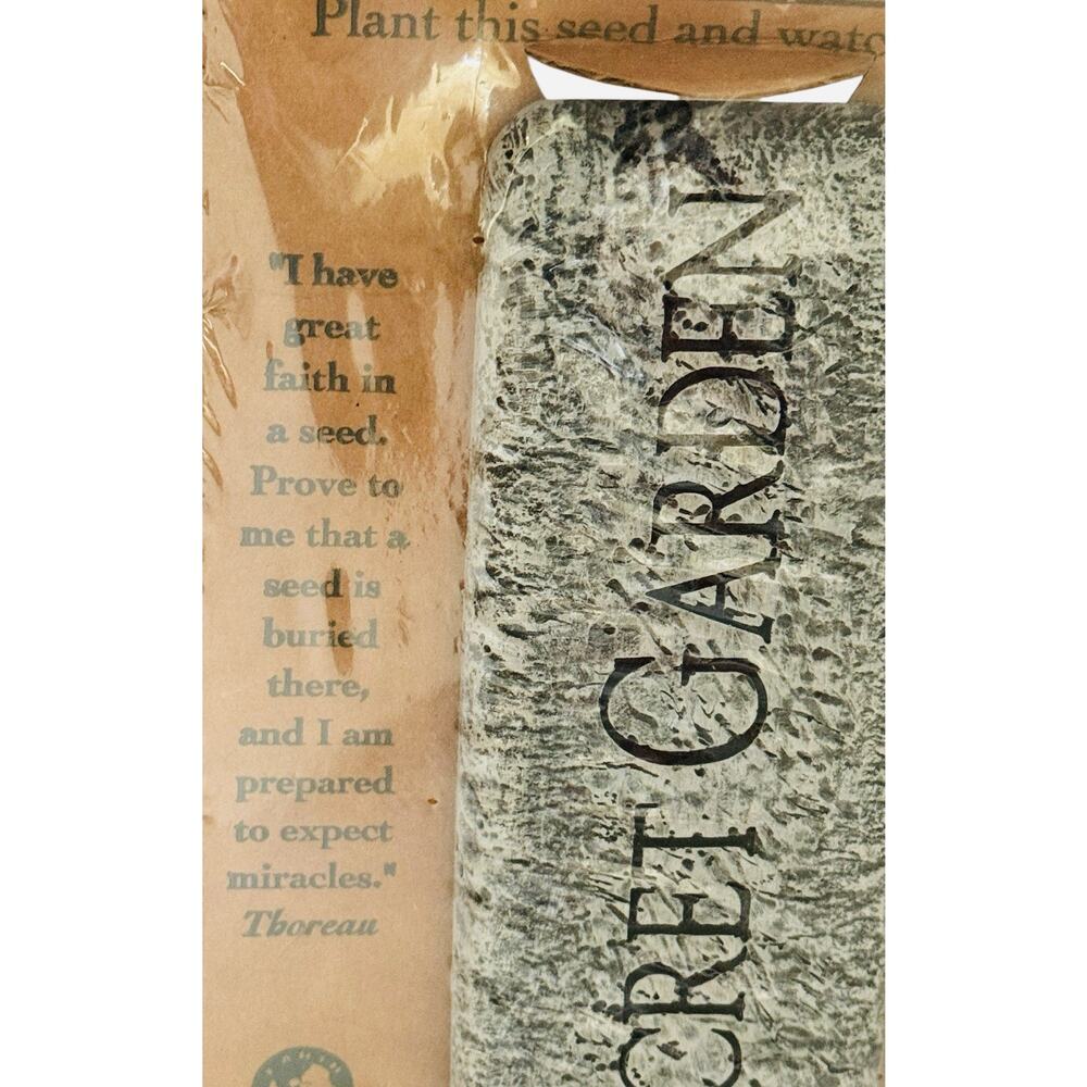 Idea Garden 1995 United Design Corporation Secret Garden Thoreau Stone New - Picture 2 of 7